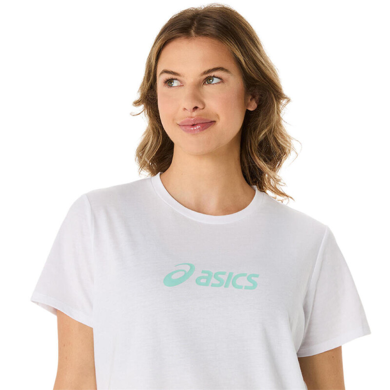 Polo Training Training Core Logo Tee Mujer Brilliant White