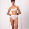 Vedetina Gracia – Algodón suave con faja en cintura, calce delicado Gris Melange