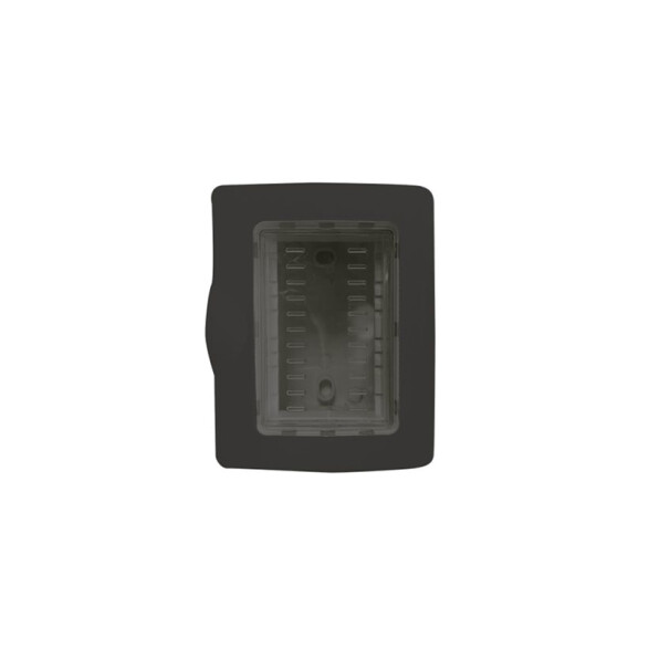 Caja exterior 3 mod. c/membrana IP55 gris Atenea M48712