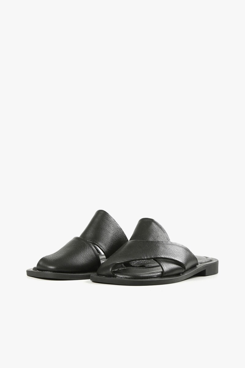 SANDALIA TOE SLIDE Negro