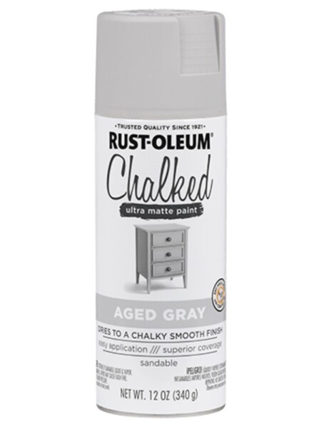 AEROSOL CHALKED RUST OLEUM GRIS ENVEJECIDO- 340GRS N/A