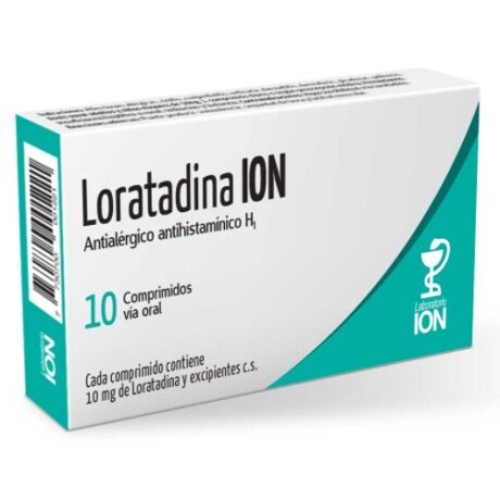 Loratadina Ion 10 mg 10 comp Loratadina Ion 10 mg 10 comp