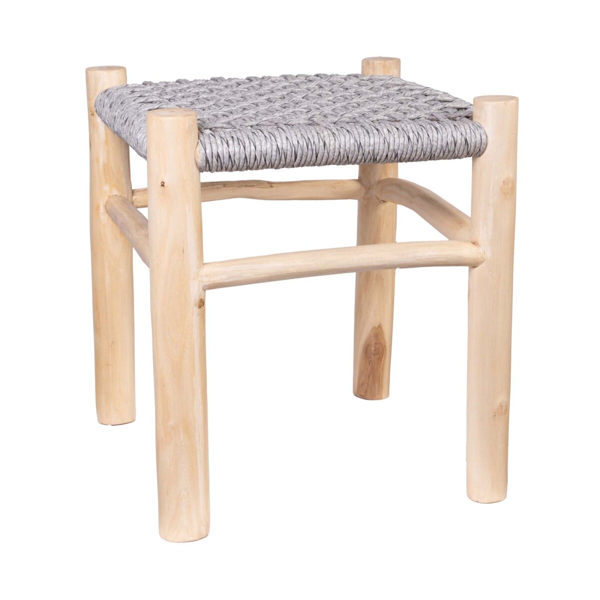 TABURETE - MADERA BLANCO ANCENT VIRO 