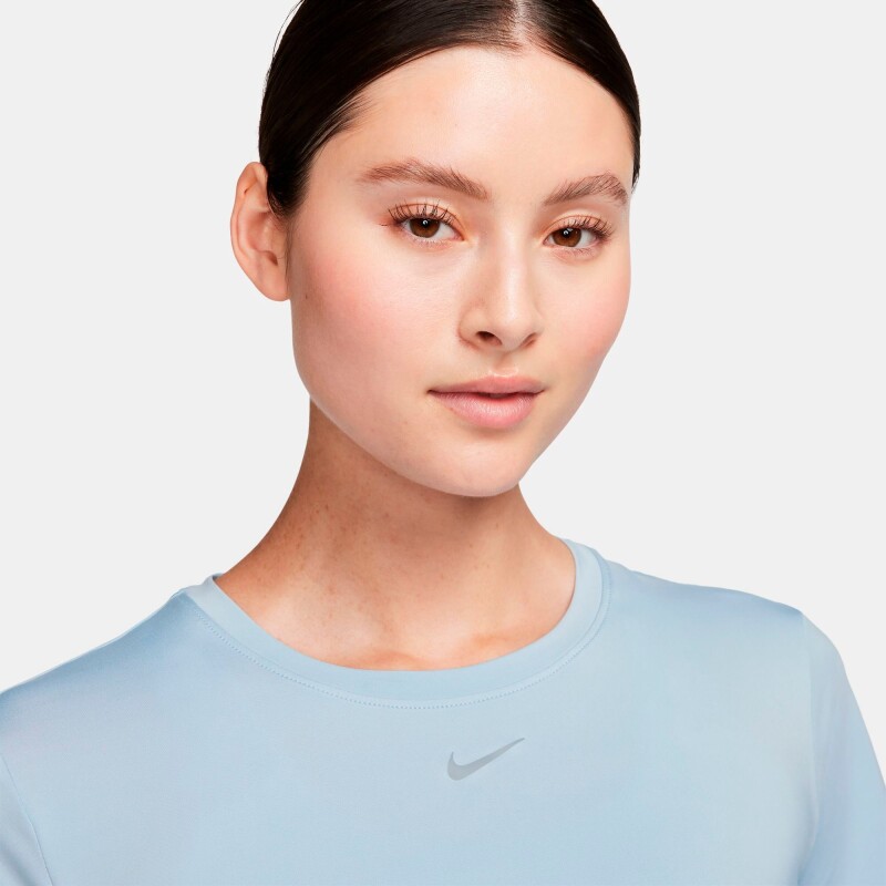 Remera Nike One Classic Dri-Fit Top de Mujer Azul