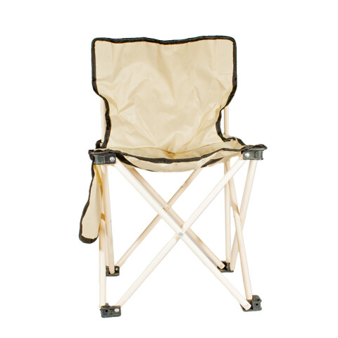 Silla plegable de camping lona y metal negro y natural Silla Plegable De Camping Lona Y Metal Negro Y Natural