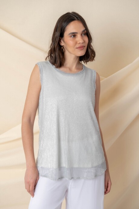 BLUSA MONIQUE Plateado