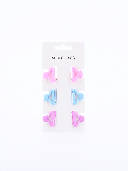 PINZAS PACK x 6 MULTICOLOR