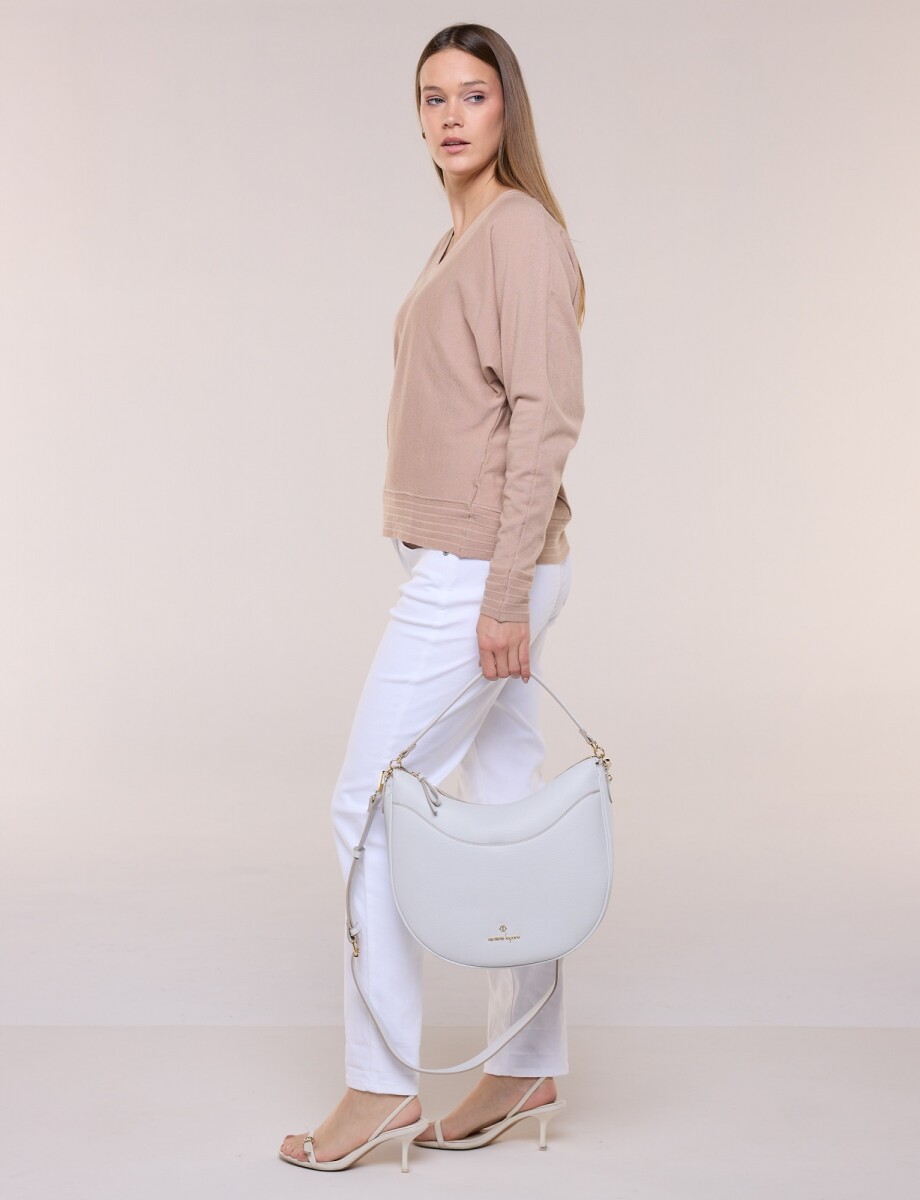Cartera Carole - Gris Claro 