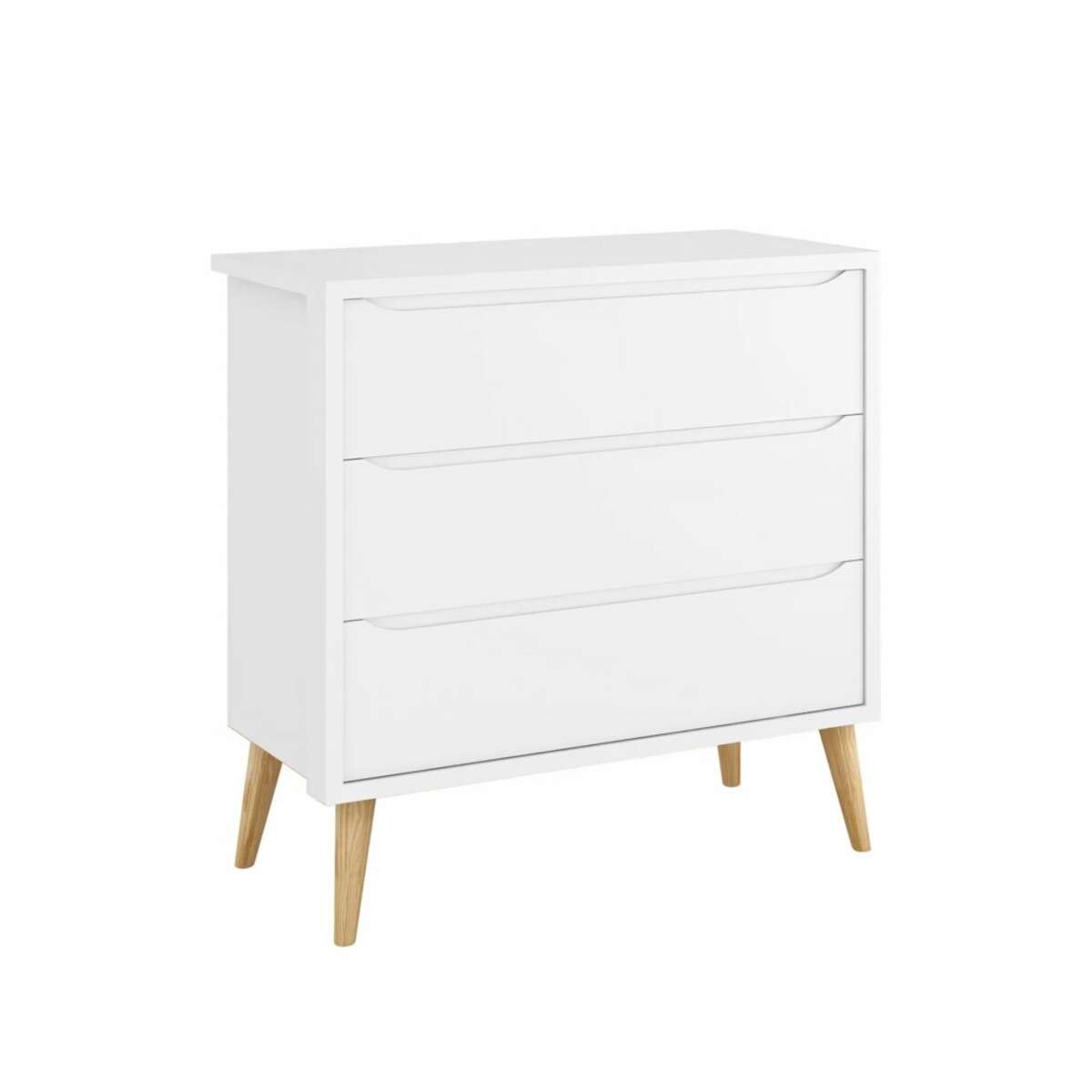 Comoda 3 cajones Infantil Theo - Blanco 