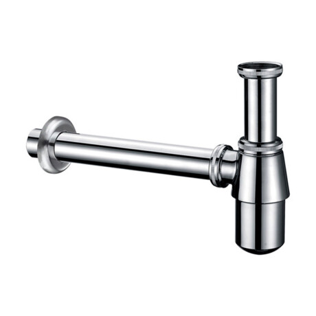 GRIFERIA SIFON BOTELLA DE ZINC CROMO MATE PARA BACHA BAÑO CROMO