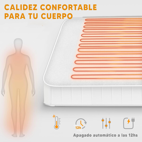 Calientacama 2 Plaza 3 Niveles Lavable CALIENTACAMA 2PZAS POWER POLIESTER