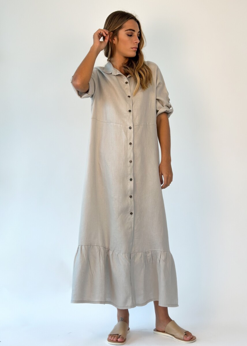 VESTIDO ZORZAL - BEIGE 