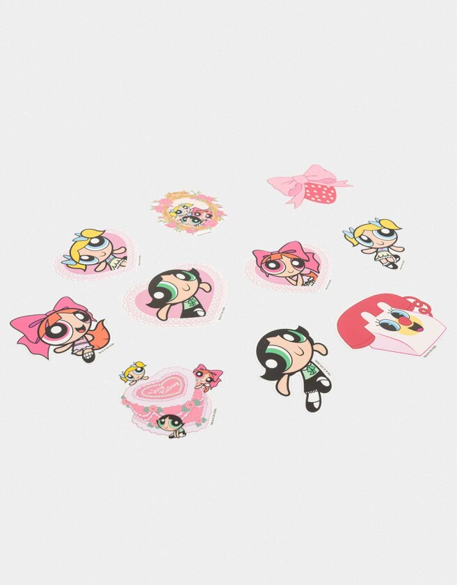 Stickers y Album Stickers Vinilo Set De Stickers Chicas Superpoderosas - Combinacion Multicolor