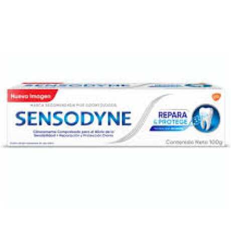 Sensodyne Pasta Dental Repara y Protege 100 g – Alivio de Sensibilidad y Reparación del Esmalte Sensodyne Pasta Dental Repara y Protege 100 g – Alivio de Sensibilidad y Reparación del Esmalte