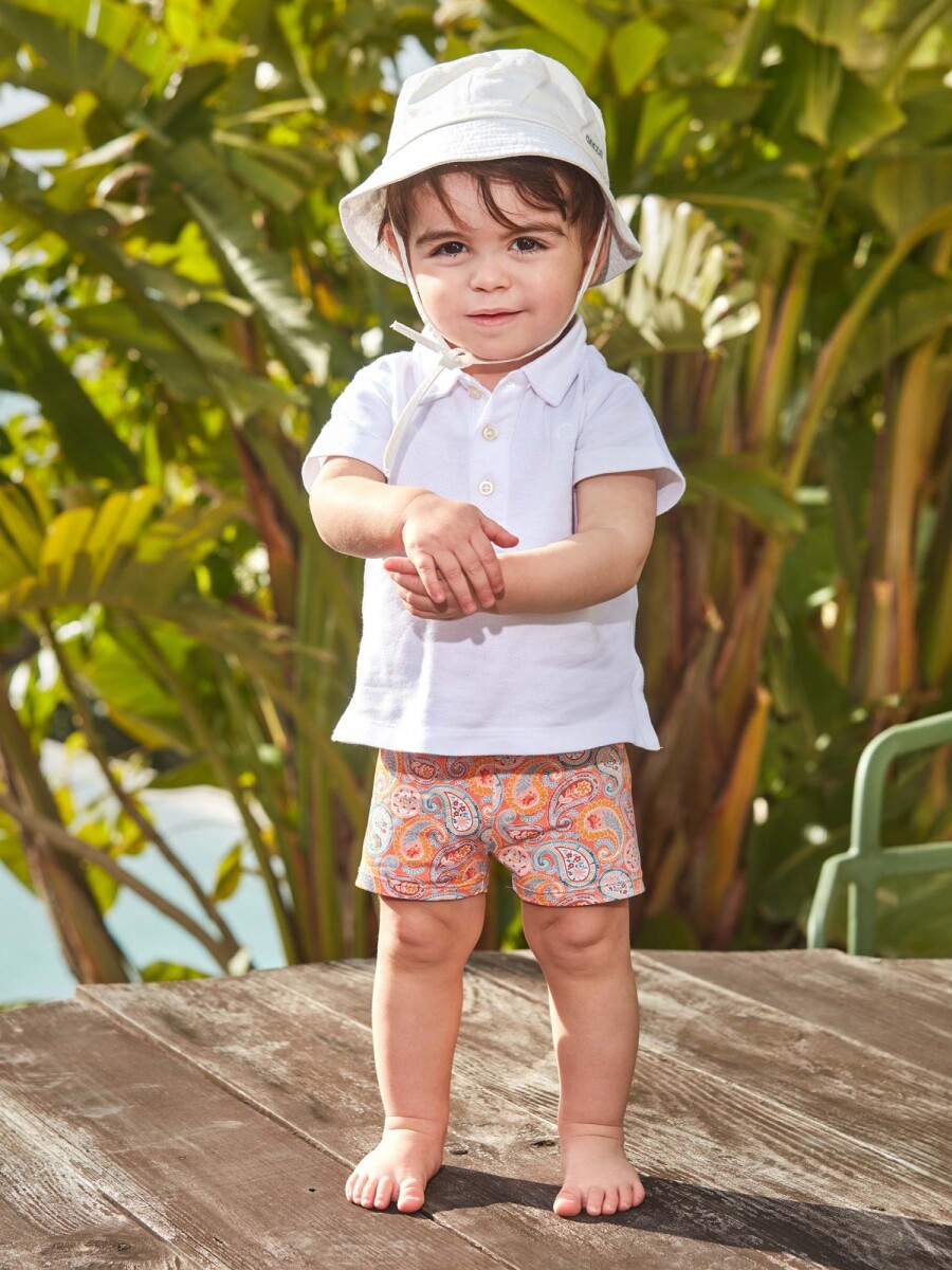 Bañador Estampado Paisley Gris