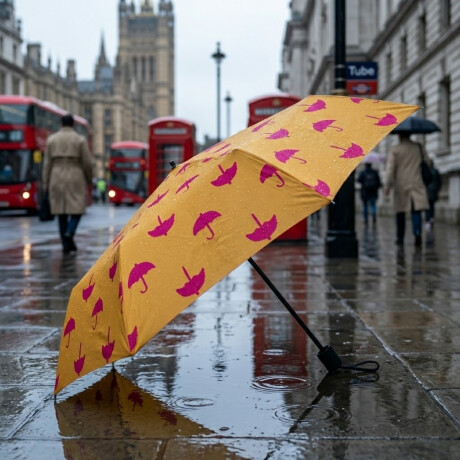 Paraguas D110 cm AMARILLO