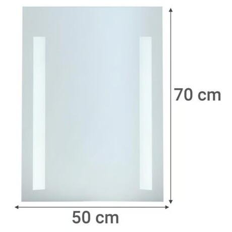Espejo Rectangular con Luz LED Sensi D Acqua Paris 70x50cm Espejo Rectangular con Luz LED Sensi D Acqua Paris 70x50cm