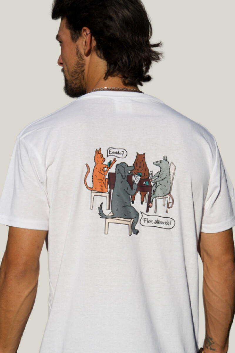 Camiseta Truco Brixton Blanca
