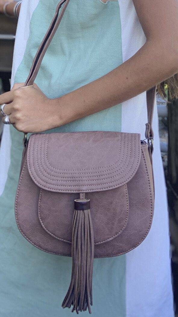 BANDOLERA FORTALEZA ALMENDRA CON CAFÉ