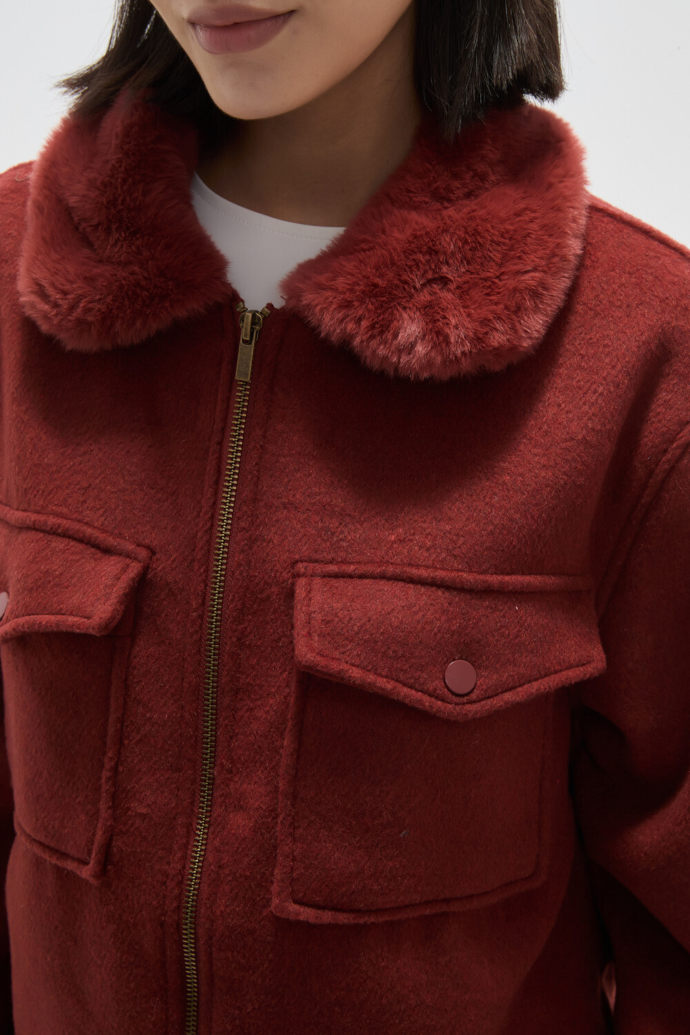 Chaqueta Koryn Ladrillo