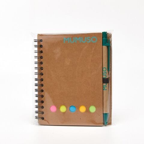 CUADERNO ESPIRAL CON BOLÍGRAFO (PAPEL KRAFT) CUADERNO ESPIRAL CON BOLÍGRAFO (PAPEL KRAFT)