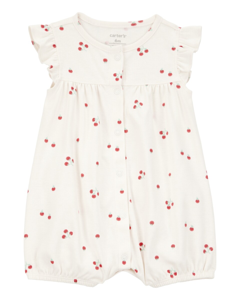 Monito bombachudo de algodón, diseño tomates 