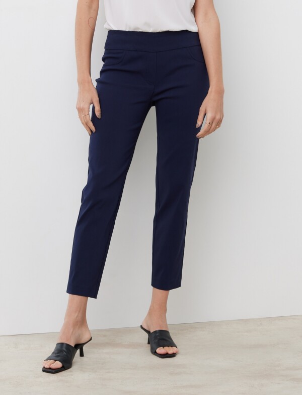 Pantalon Pull On AZUL