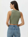 Musculosa Bilto Verde Grisaceo