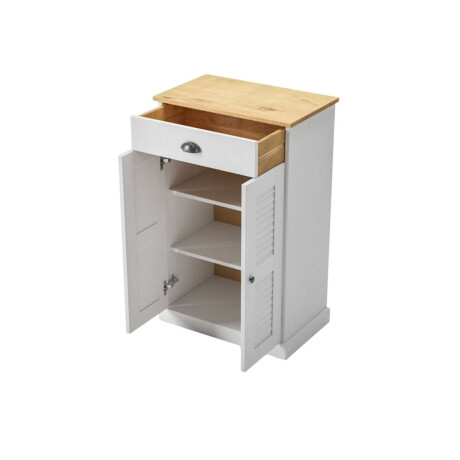 Zapatera 2 Puertas 1 Cajion Li­nea Valenciana Blanco