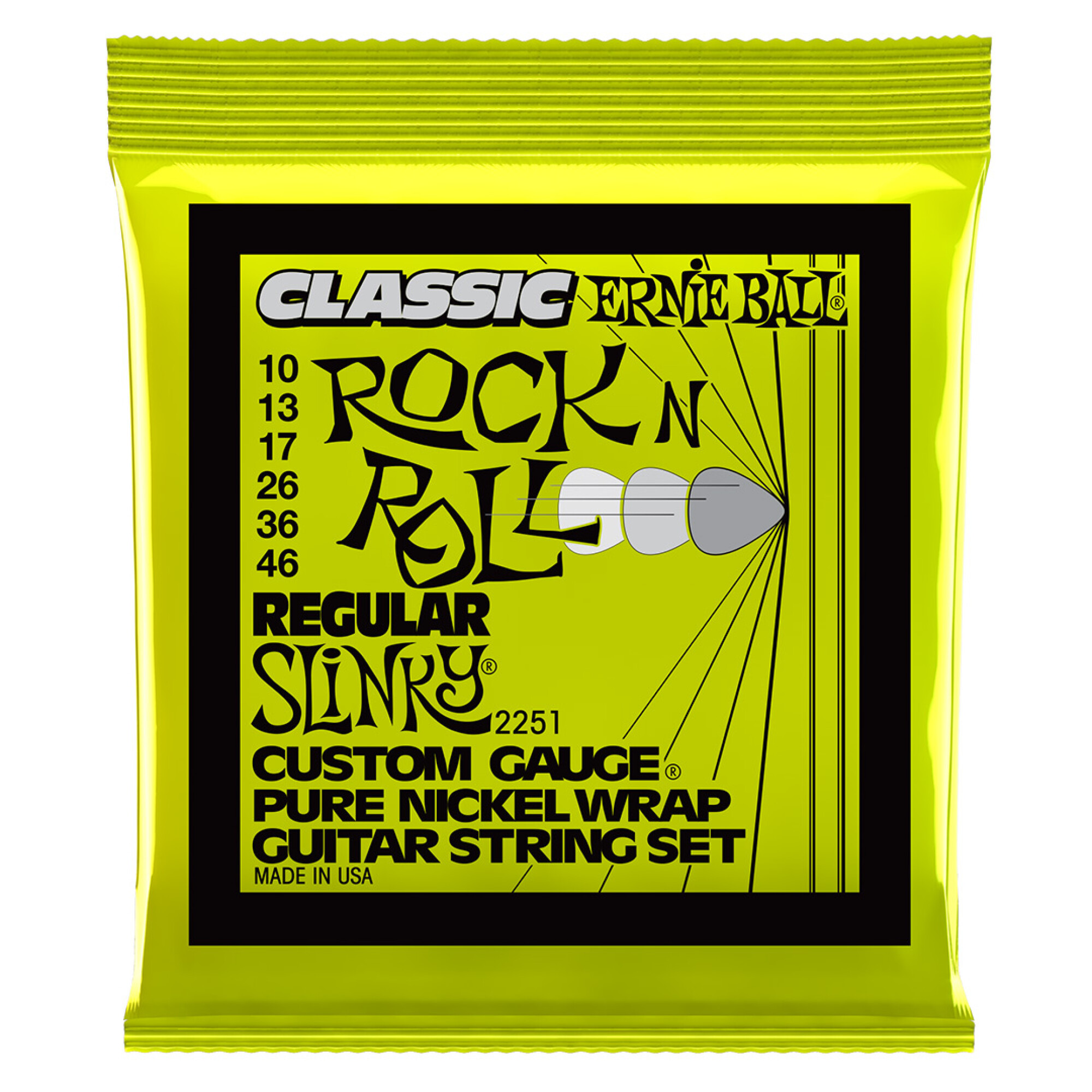 Encordado Guitarra Eléctrica Cuerdas Ernie Ball 2222 9-46 Hybrid Slinky –  Emaus Store