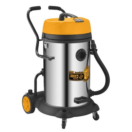 Aspiradora Industrial 75LT Seco Humedo 2 Motores X1200W Ingco VC24751 001