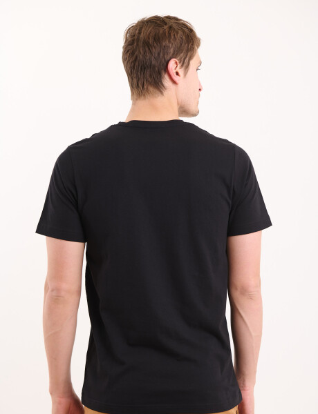 520658 T-SHIRT HARRINGTON LABEL Negro