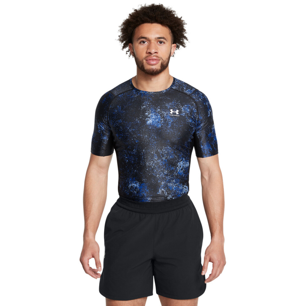 UA HG IsoChill Prtd SS-BLU - BLU-432 