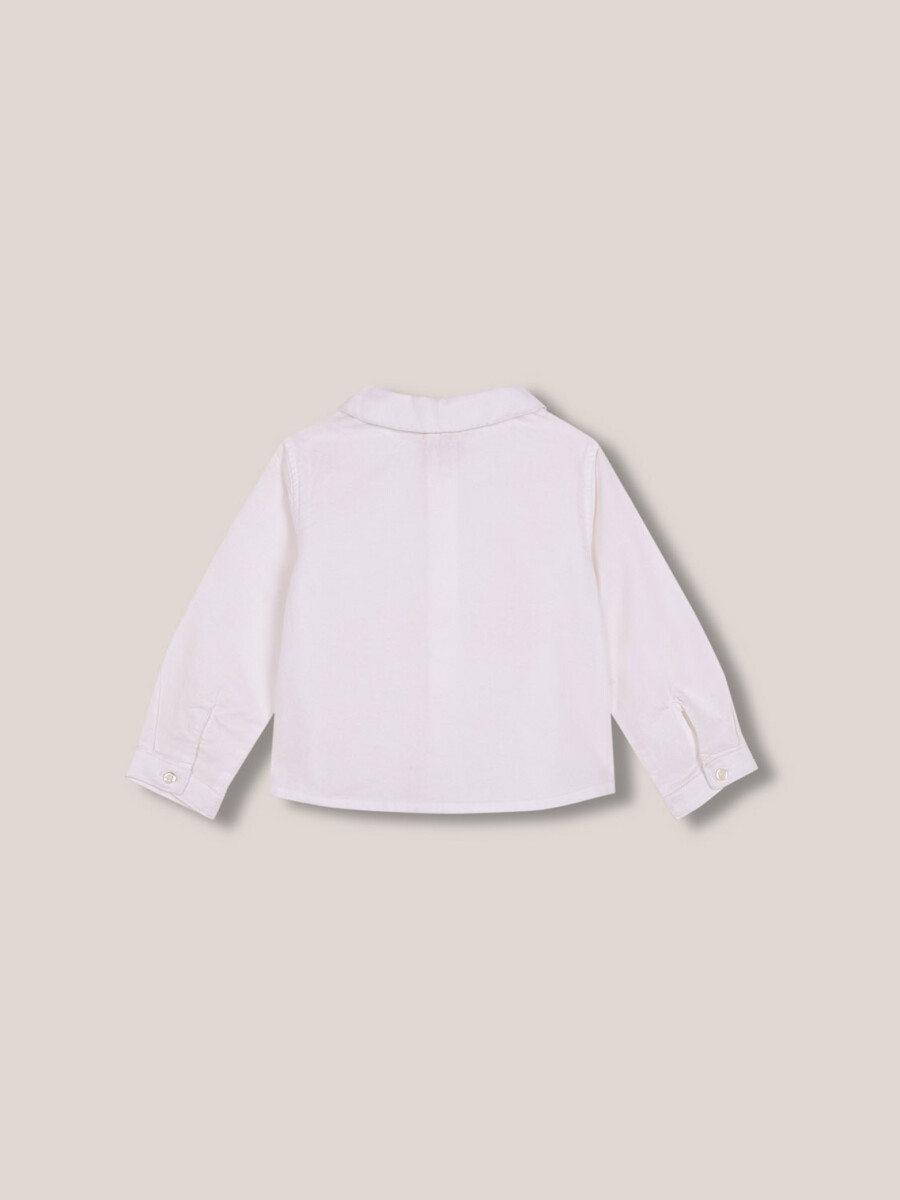 Camisa De Oxford Blanco