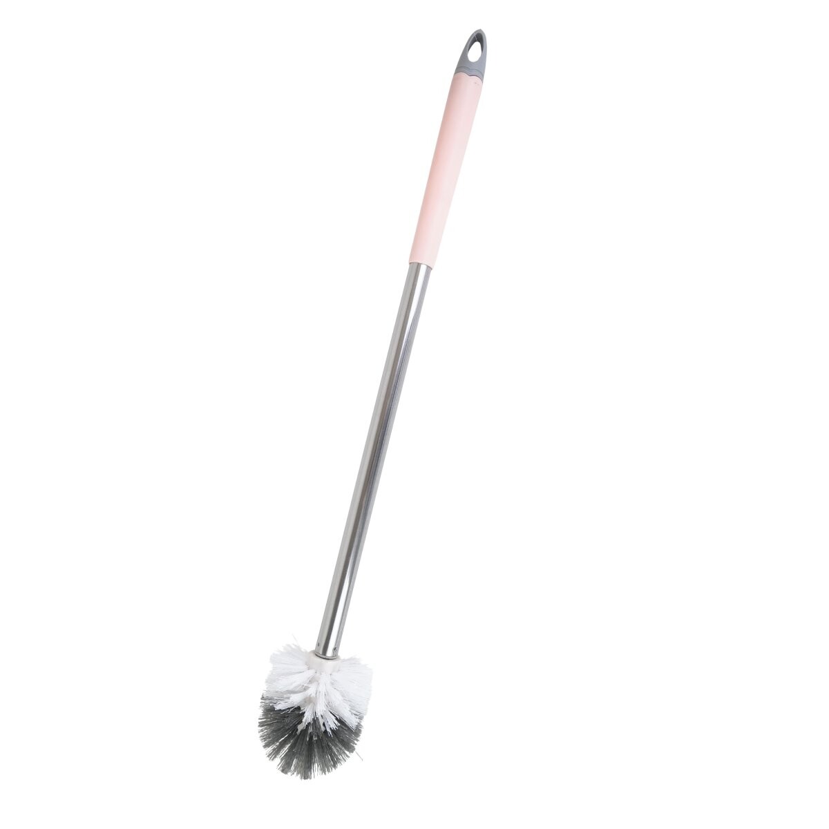Cepillo para inodoro sin base con mango de metal y plastico 