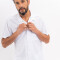 Camisa m/c bambula blanca