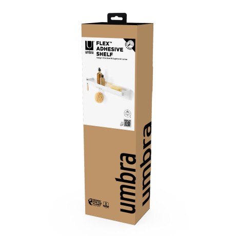 ORG DUCHA PLASTICO-RECICLADO BLANCO FLEX