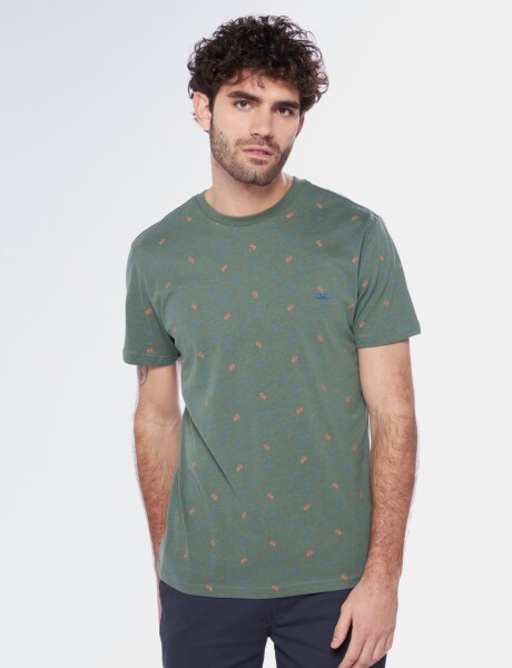 REMERA ESTAMPADA Verde