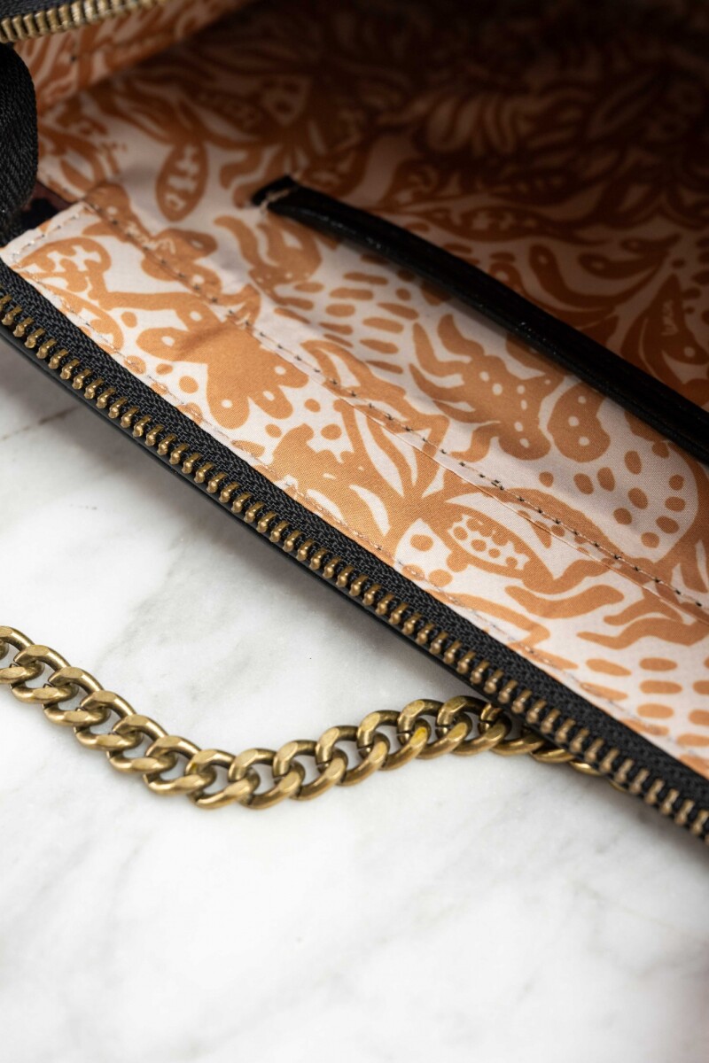 Cartera Animal Print Camel