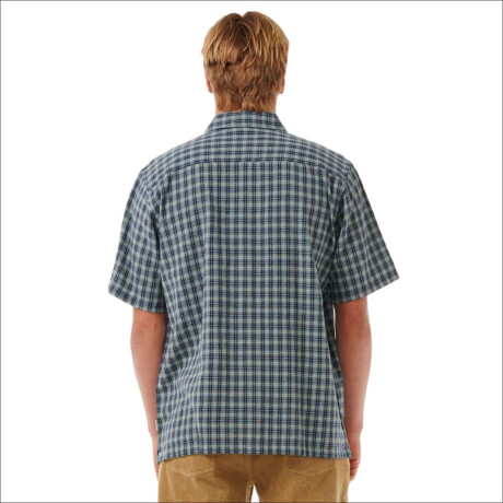 Camisa MC Rip Curl Classic Surf Check Azul a cuadros
