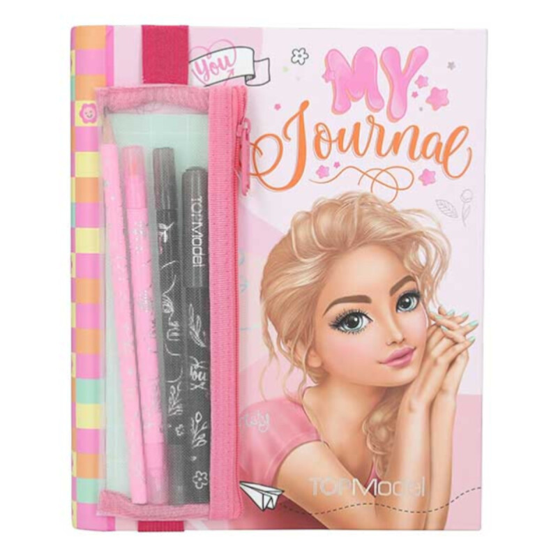 Mi Diario Intimo Set Con Marcadores Y Pegatinas Rosa Top Model Mi Diario Intimo Set Con Marcadores Y Pegatinas Rosa Top Model