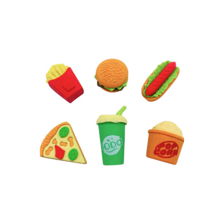 Goma de borrar con diseño de comida Sc
