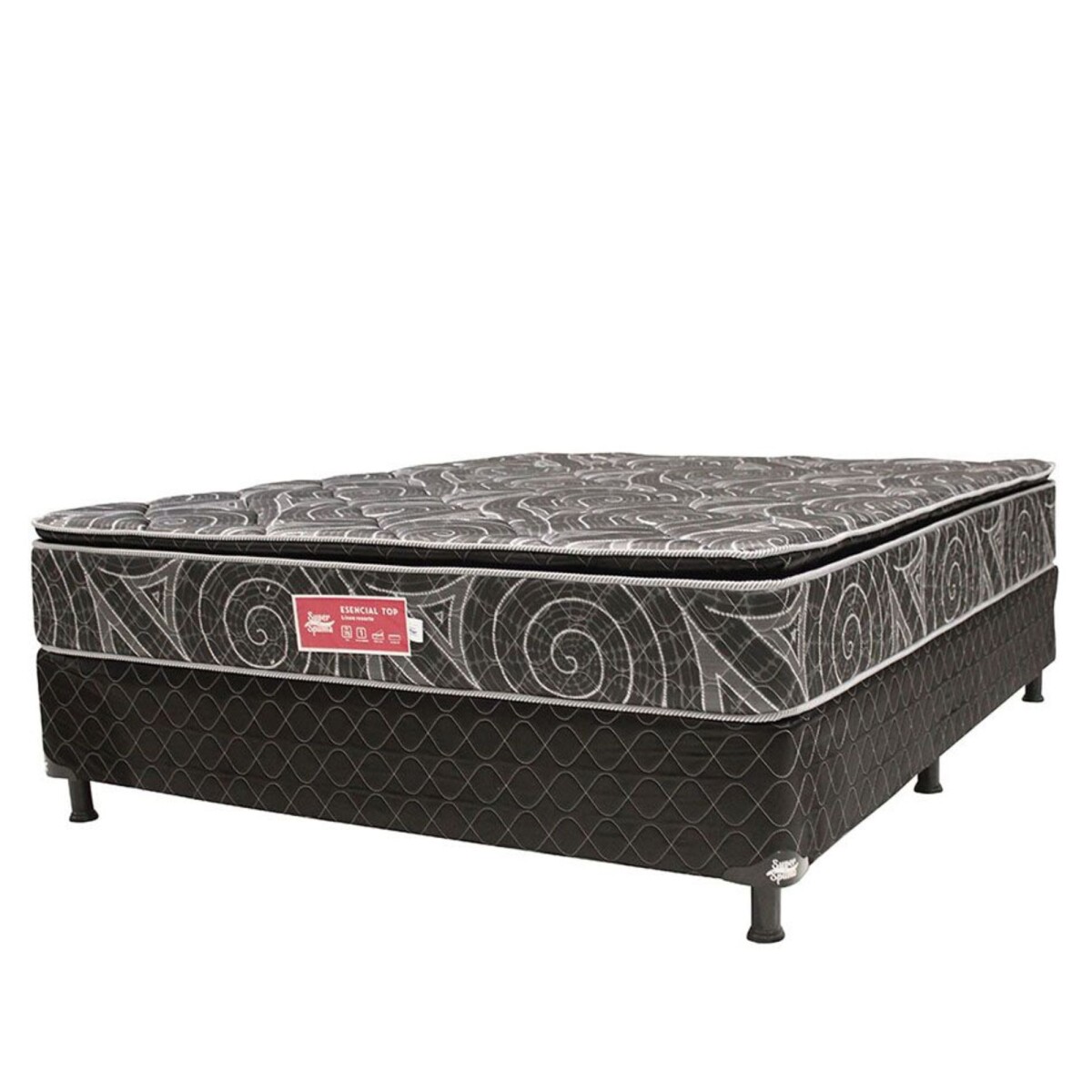 Sommier Superspuma Esencial Top 160x200 BC Negro 