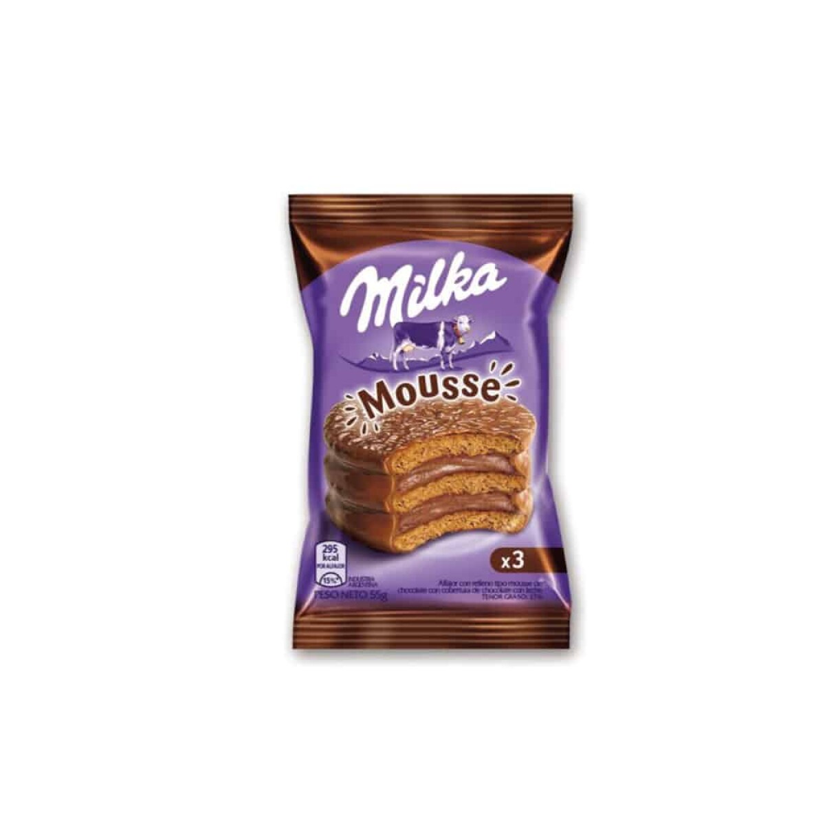 Alfajor Milka Triple Mousse 55g 