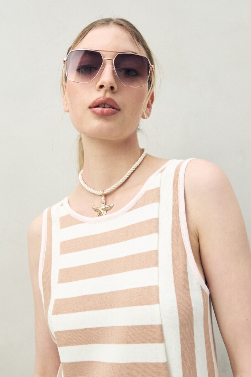 VESTIDO TESSA Tostado