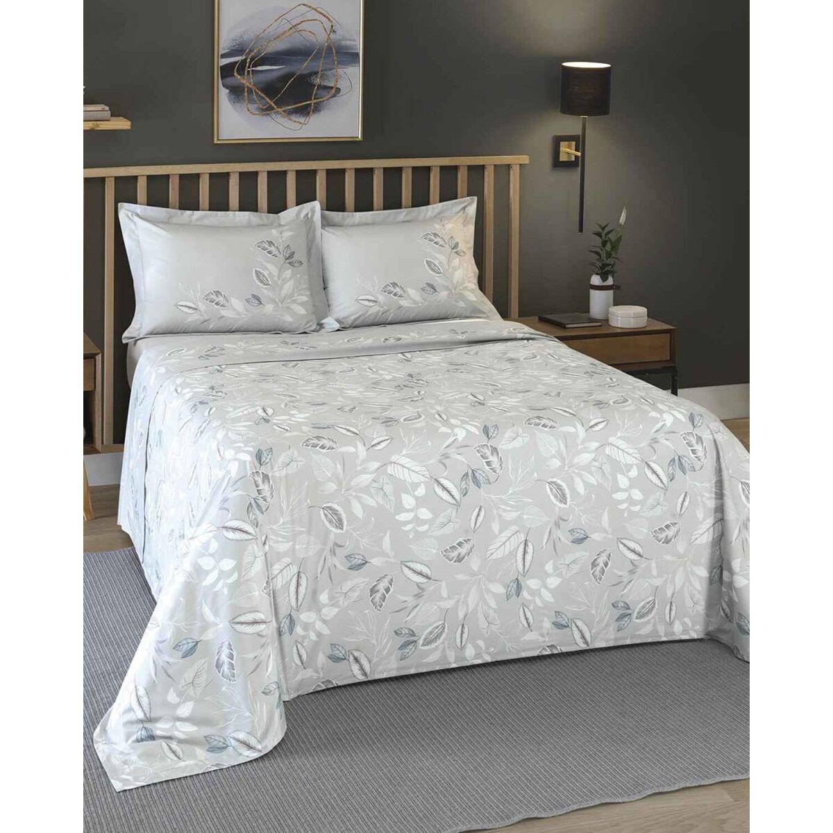 Juego de Sábanas Estampadas Queen Size Dohler Rubi 200 Hilos 100% Algodón 
