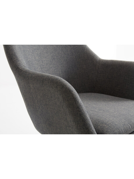 Sillón UDSBJERG tela gris/roble Sillón UDSBJERG tela gris/roble