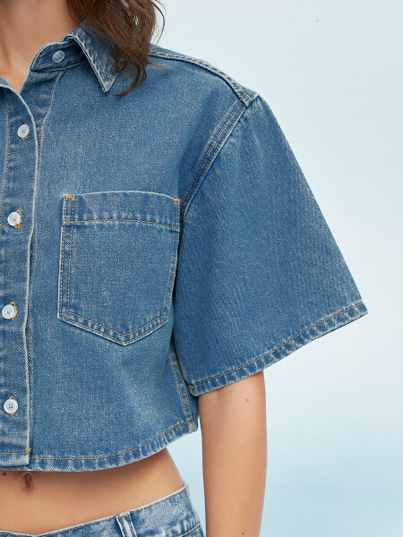 CAMISA OASIS AZUL
