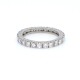 Anillo sin fin en oro 18k blanco y brillantes Anillo sin fin en oro 18k blanco y brillantes