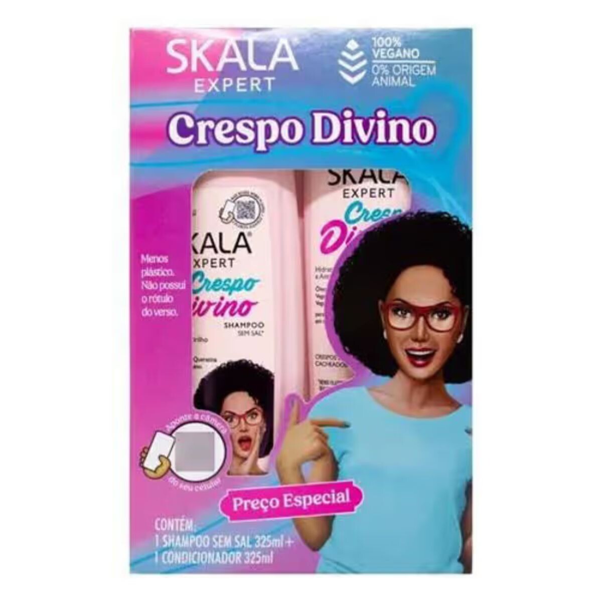 Pack Skala shampoo 325 ml + acondicionador 325 ml CRESPO DIVINO 